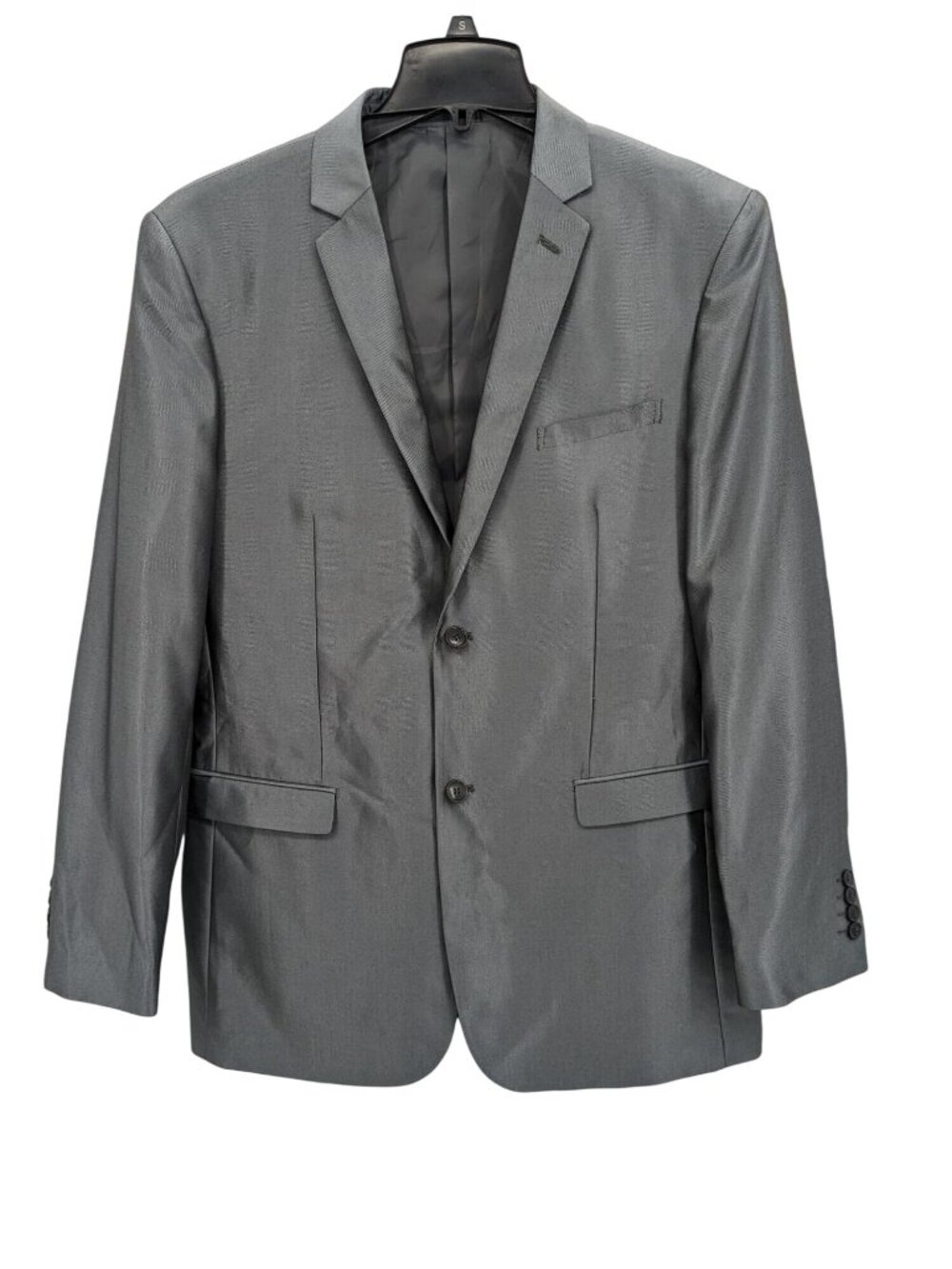 Gianni Uomo Super 140s Blazer Jacket Suit Two Button Minimalist Classic Gray 44L